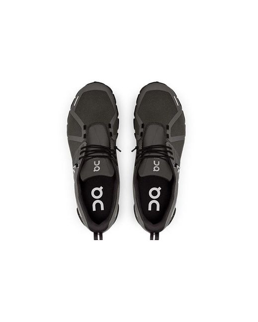 On Shoes Black Cloud 5 Waterproof for men