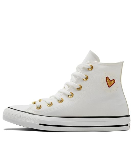 Converse White (Wmns) Chuck Taylor All Star High 'Valentine's Day 2023