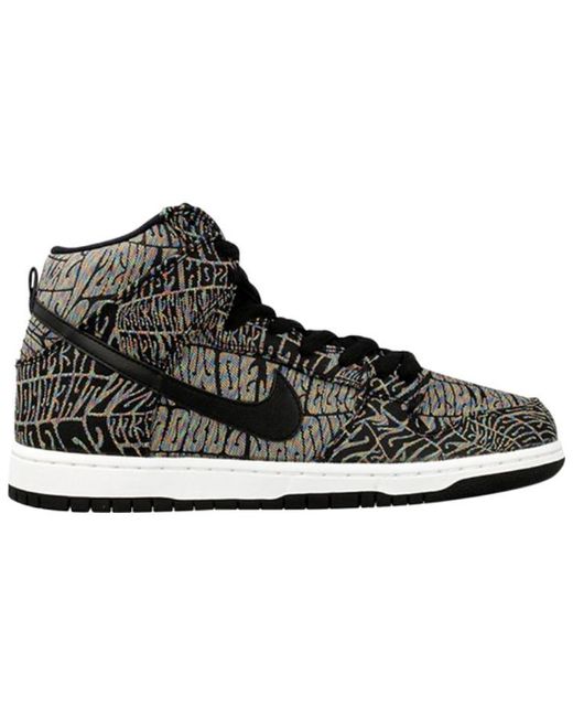 Nike Black Sb Dunk High Premium 'Psychedelic' for men