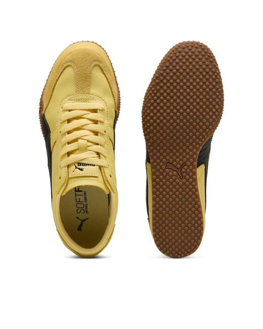 PUMA Yellow Bella Ut Leather 'Pale Lemon' for men