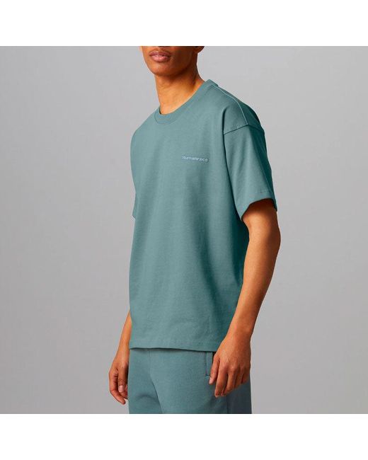 Adidas Blue X Pharrell Williams Basics T-shirt for men