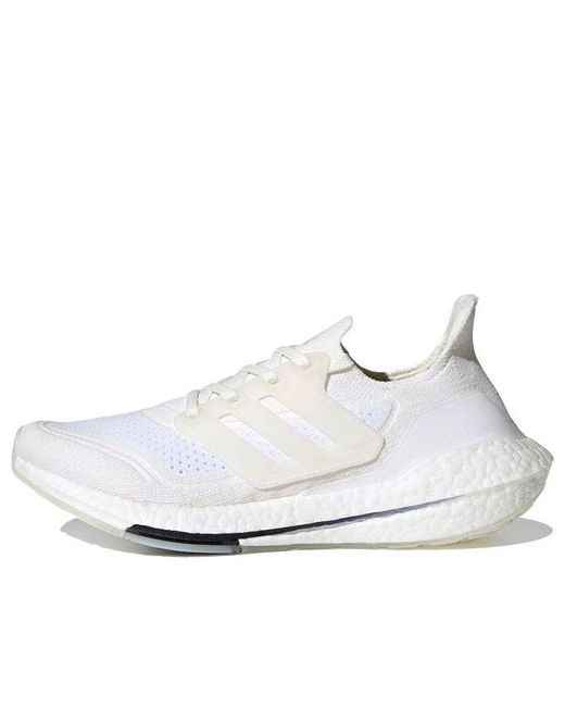 Adidas White (Wmns) Ultraboost 21 Primeblue 'Non Dyed'