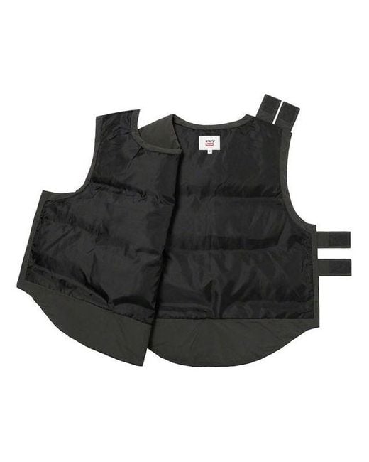 Supreme Black X Wtaps Tactical Down Vest for men