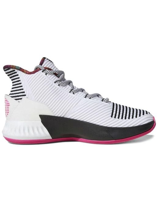 Adidas White D Rose 9 for men
