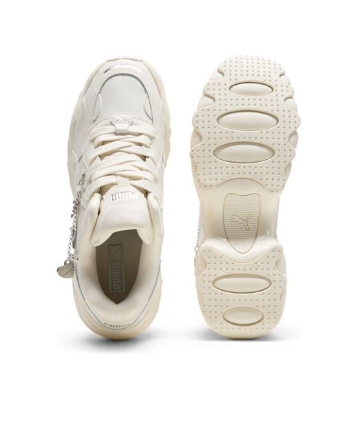 PUMA White (Wmns) Pulsar Wedge 'Chain'