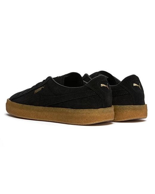 PUMA Black Suede Crepe for men