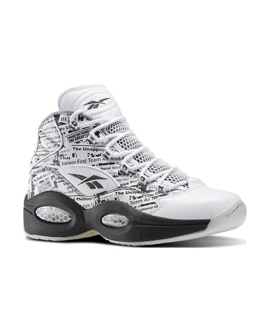 Reebok White Question Mid 'Misunderstood' for men