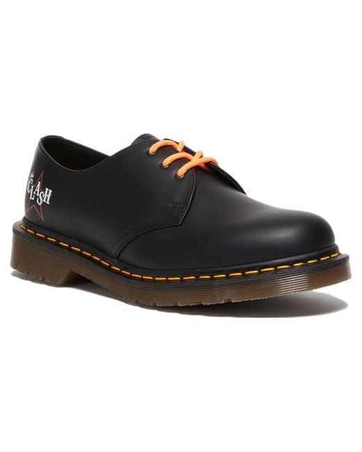 Dr. Martens Black 1461 The Clash Made for men