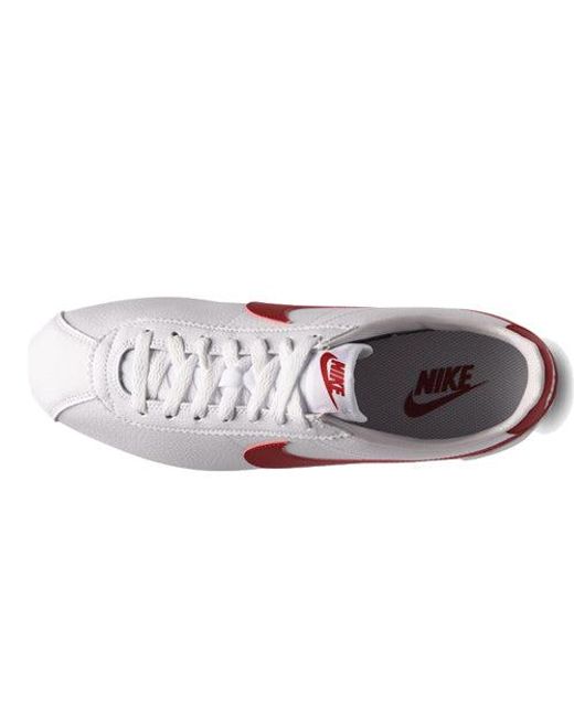 Nike White Classic Cortez Leather 'Forrest Gump' for men