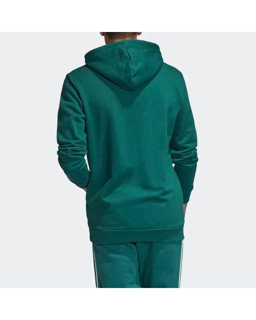 Adidas Green Originals Hooded Drawstring Pullover for men