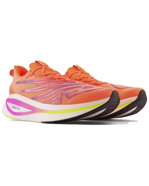 New Balance Pink Fuelcell Supercomp Elite V3 'Neon Dragonfly Cosmic Rose' for men