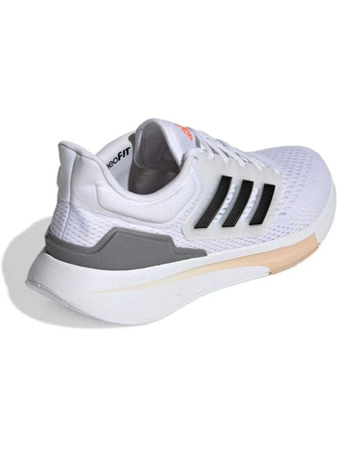 Adidas White (Wmns) Eq21 Run Iron Metallic'