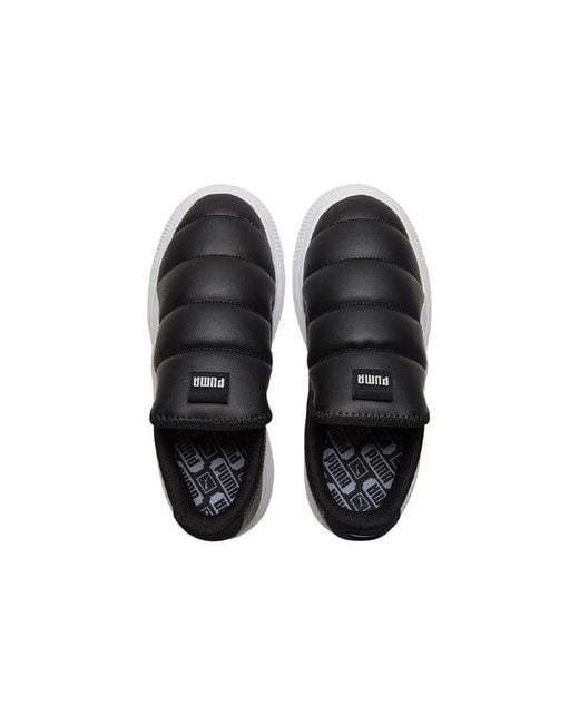 PUMA Black (Wmns) Suede Mayu Slip-On Shoes
