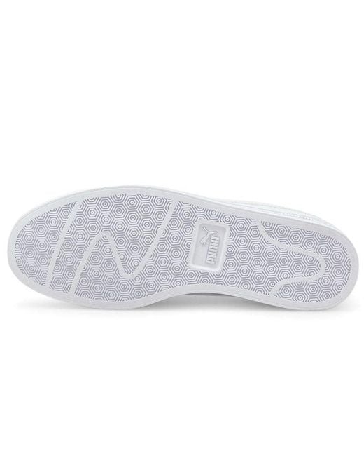 PUMA White Smash Vulc V3 Lo for men