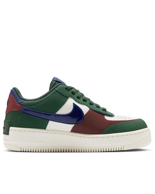 Nike Blue (Wmns) Air Force 1 Shadow 'Fir Dark Team Sail'