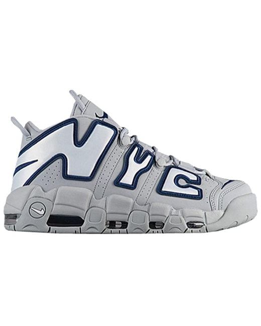 Nike Blue Air More Uptempo Qs 'Nyc' for men