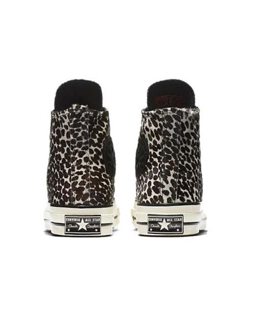 Converse Black Chuck Taylor All Star 70 Hi 'Leopard Print' for men