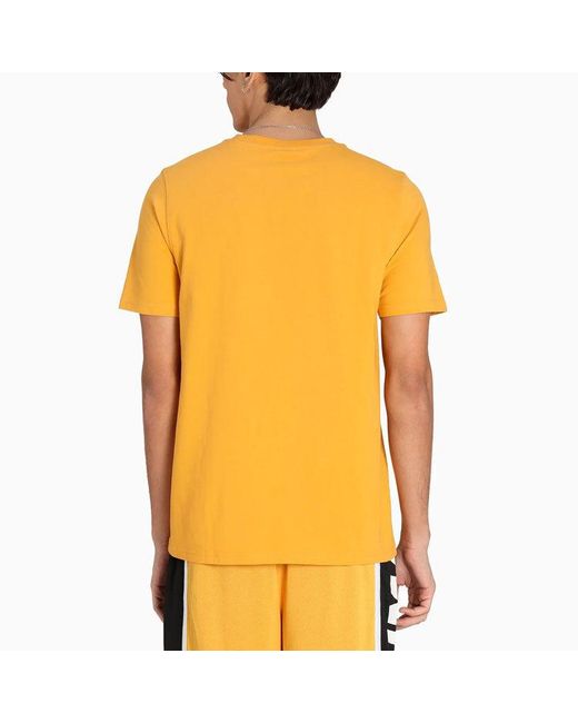 PUMA Yellow 4Th Quarter Short Sleeve T-Shirt for men