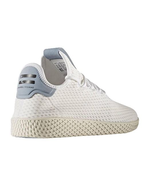 Adidas White X Pharrell Tennis Hu 'Tactile' for men