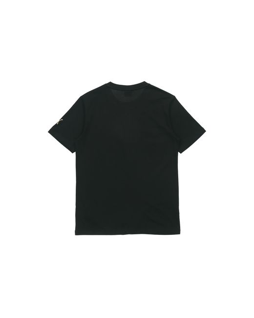 PUMA Black Alphabet Round Neck Short Sleeve for men