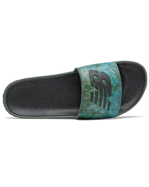 New Balance Green 200 Slides 'Oak Leaf' for men