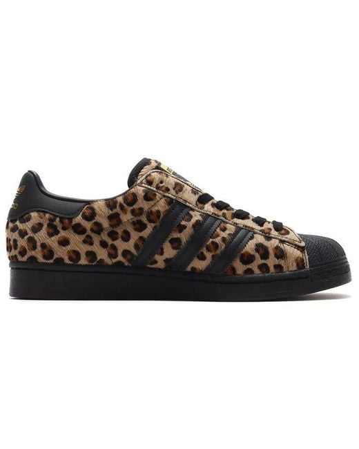 Adidas Brown X Atmos Superstar 'Cheetah' for men