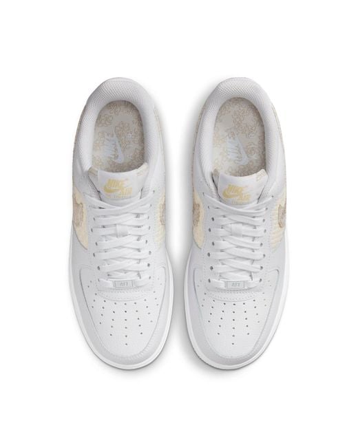 Nike White (Wmns) Air Force 1 '07 Se 'Flower Swoosh'