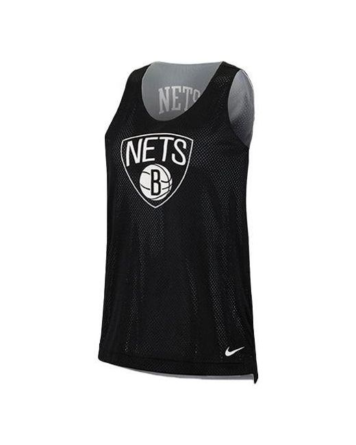 Nike Black (Wmns) X Nba Brooklyn Nets Reversible Training Jersey