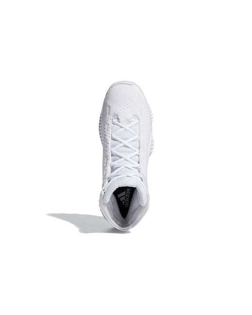 Adidas White Pro Bounce 2018 Sneakers 'Cloud' for men