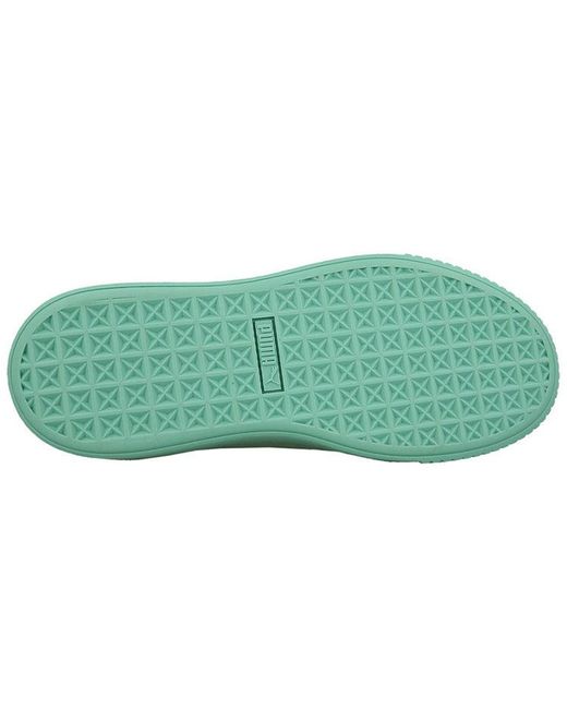 PUMA Blue (Wmns) Basket Platform Reset 'Peppermint'