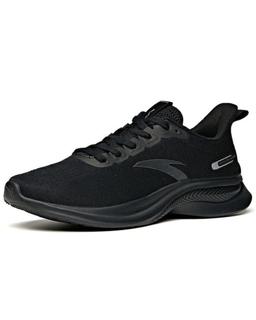 Anta Black Running Shoes for men