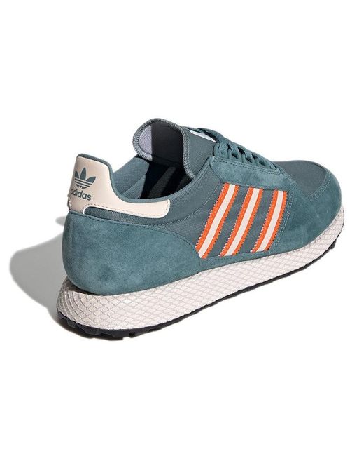 Adidas Blue Originals Forest Grove Running Shoes for men