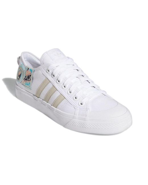 Adidas White Nizza 'Cloud' for men