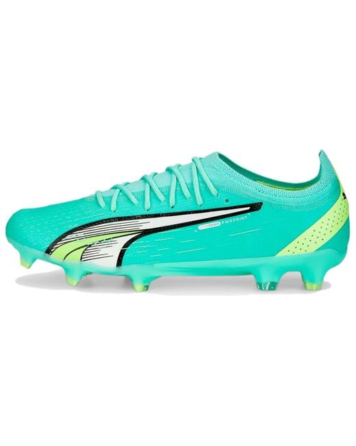 PUMA Blue Ultra Ultimate Fg Ag Football Boots 'Electric Peppermint' for men