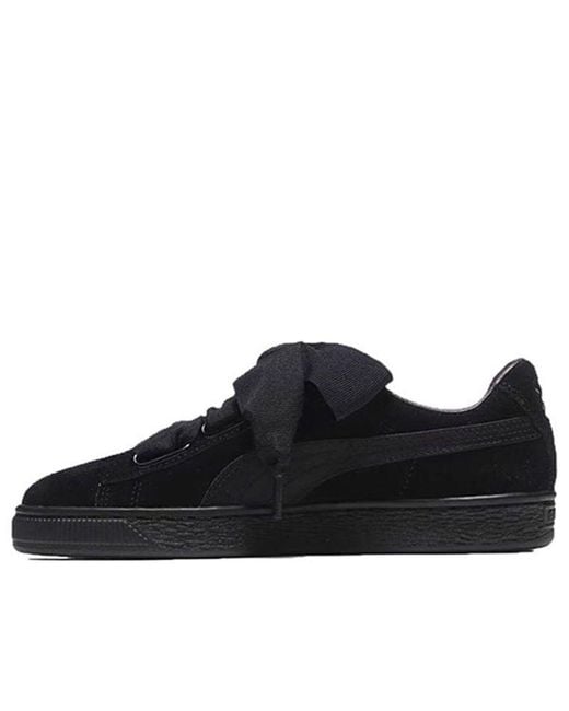PUMA Black (Wmns) Suede Heart Ep /Metallic'