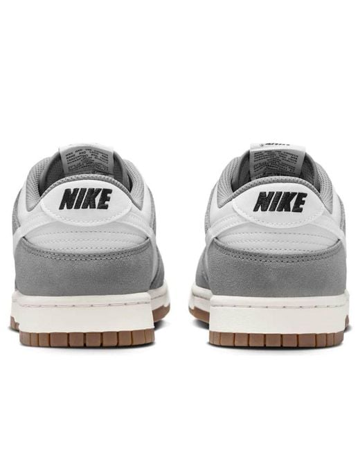 Nike White Dunk Low Suede' for men