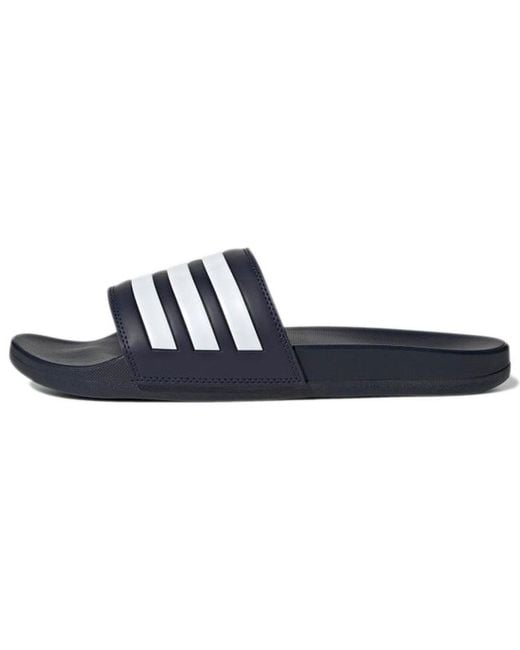 Adidas Blue Adilette Comfort Slide 'Legend Ink'