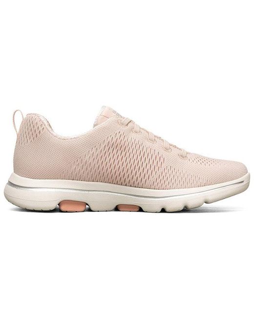 Skechers Wmns Go Walk 5 Low Top Light in Pink Lyst UK