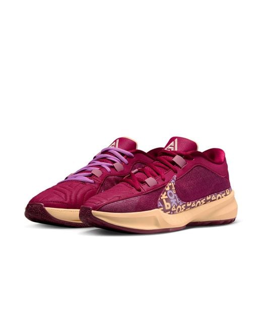 Nike Red Zoom Freak 5 'Alphabet Bros' for men