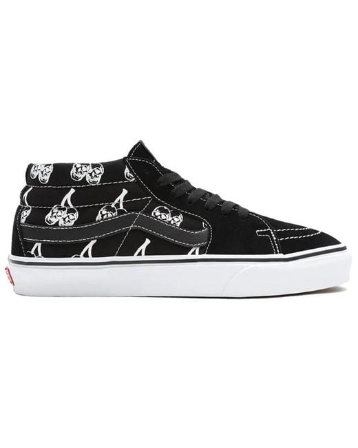 Vans Black Sk8-Mid (New Varsity) for men