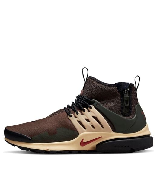 Nike Black Air Presto Mid Utility 'Baroque Sesame' for men