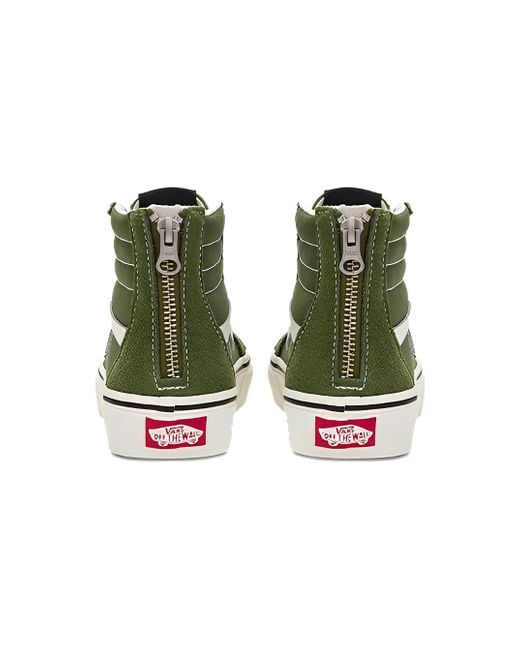 Vans Green Sk8-Hi Shoes 'Grape Leaf' for men