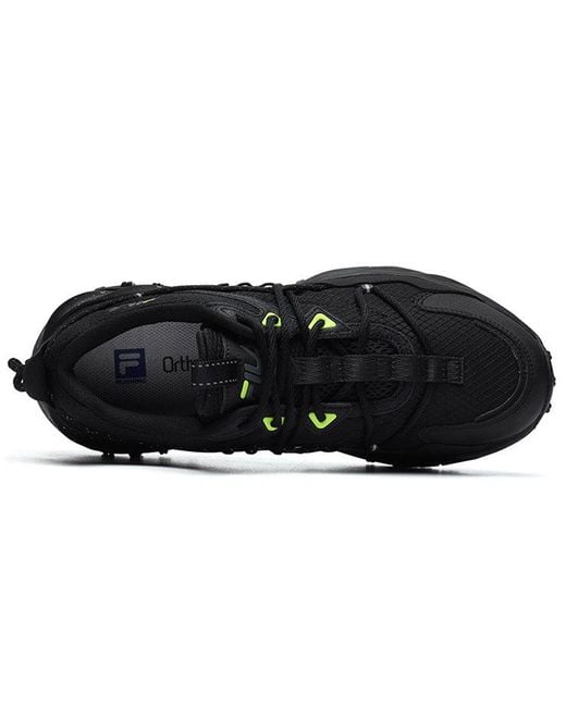 Fila Black Outdoor Runner Low for men