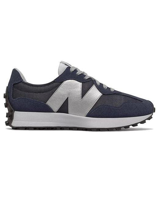New Balance Blue 327 'Natural Metallic' for men