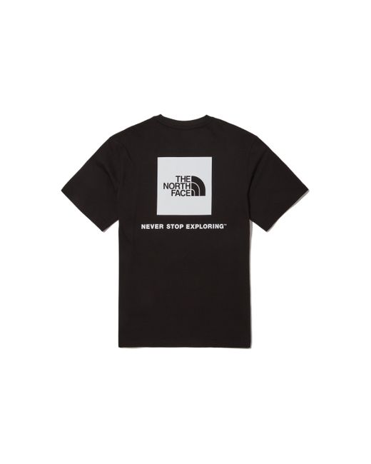 The North Face Black Ss22 Nse Box Logo T-shirt for men