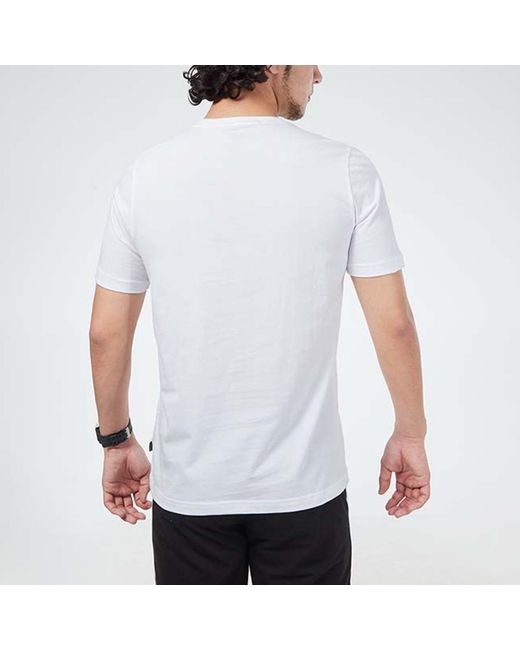 PUMA White Big Logo T-Shirt for men