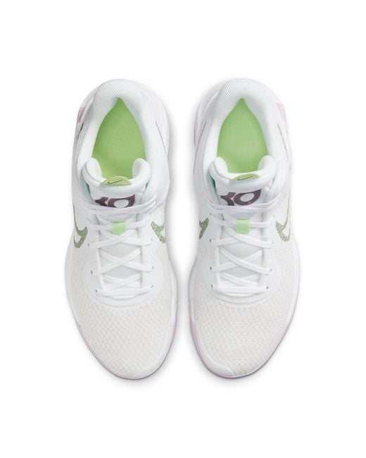 Nike White Kd Trey 5 Ix Light' for men