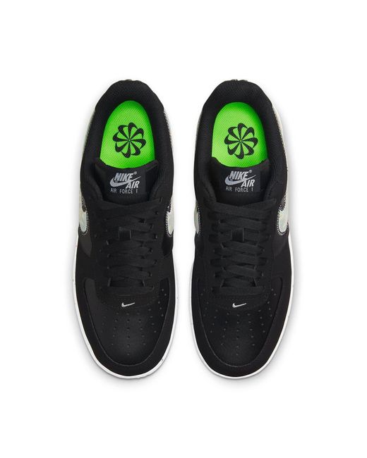 Nike Black (Wmns) Air Force 1 Low Crater