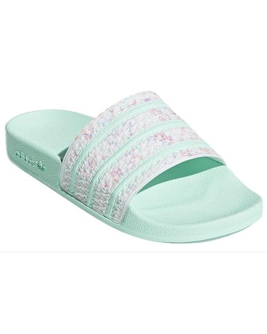 Adidas Blue (Wmns) Adilette 'Peppermint'