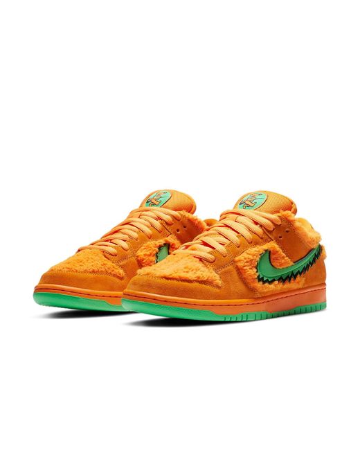 Nike Orange X Grateful Dead Sb Dunk Low Bear' for men